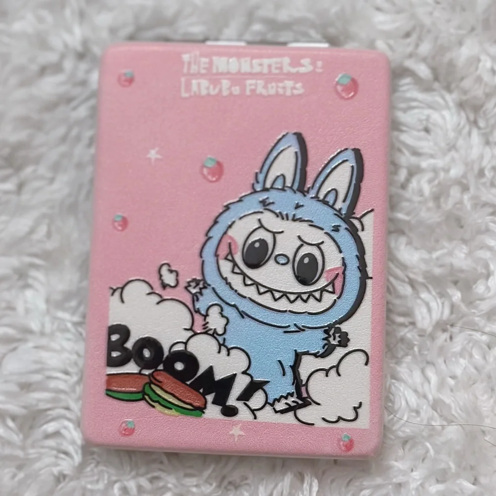 Labubu “Boom!” Compact Mirror – The Monsters: Labubu Fruits Edition 🍑💥
